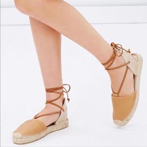 Soludos lace up espadrille sandals